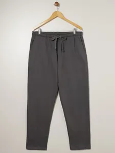 Calça Moletom Plus Size Masculina CINZA G1