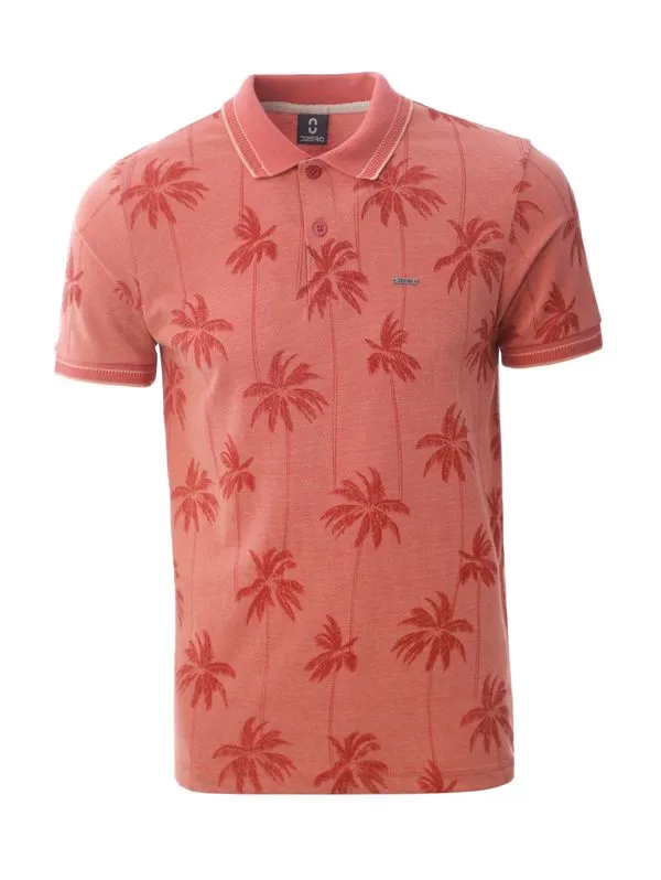 Polo Manga Curta Masculina VERMELHO G