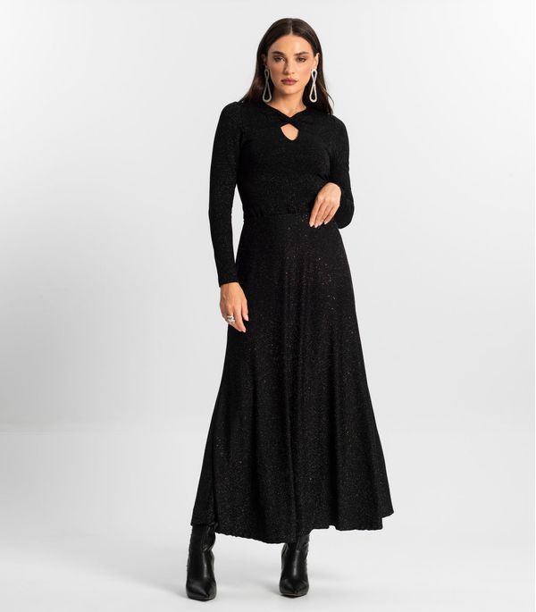 Saia Midi Endless Preto P