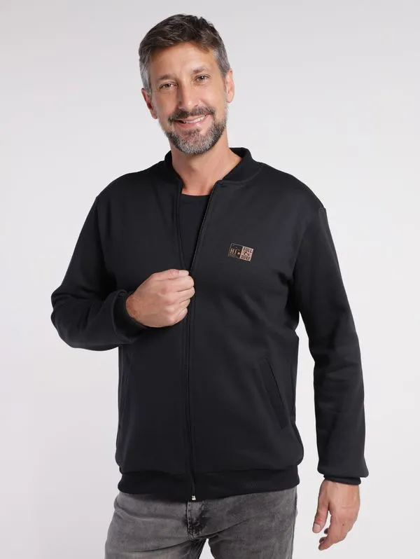 Jaqueta College Masculina PRETO G