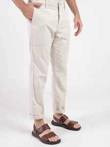Calça Linho Slim Masculina AREIA 48