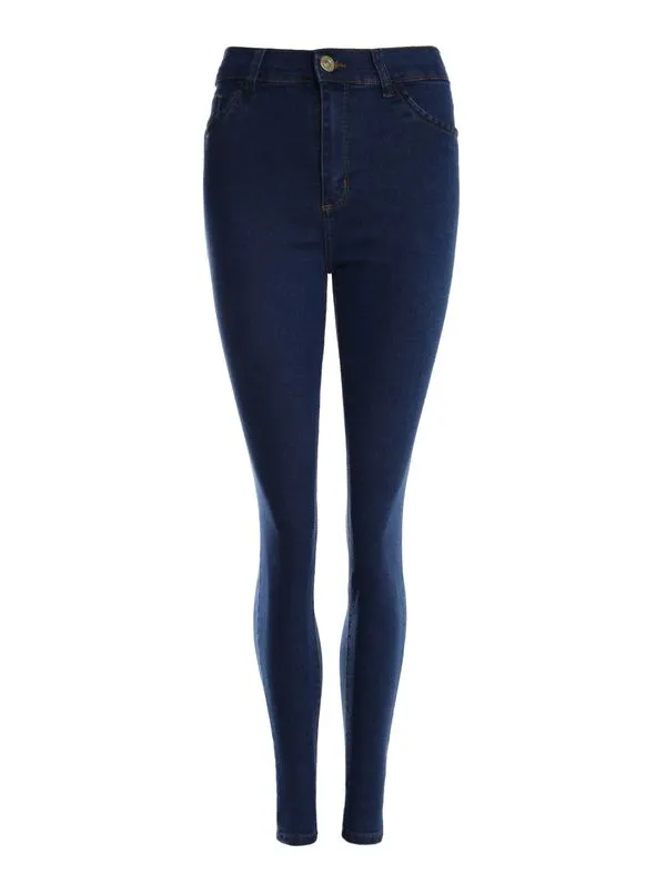 Calça Jeans Cigarrete Feminina AZUL 46