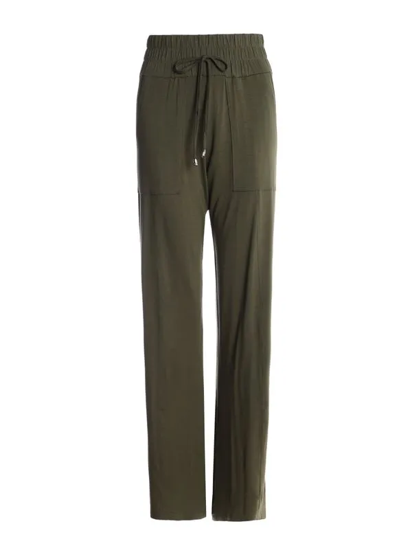 Calça Malha Wide Leg Autentique Feminina VERDE GG