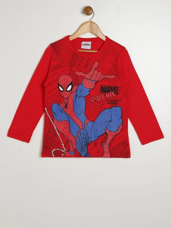Camiseta Spider Man Infantil Para Menino - VERMELHO 4