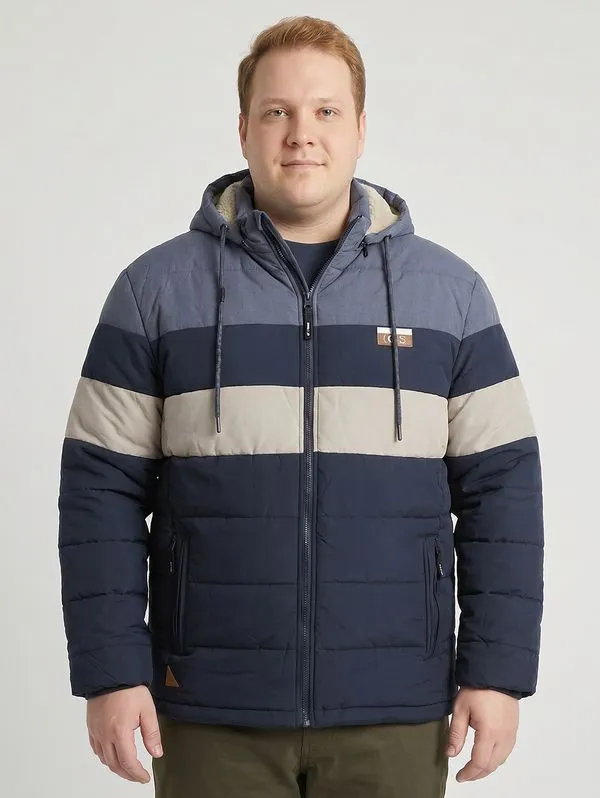 Jaqueta Gangster Plus Size Masculina MARINHO EX4