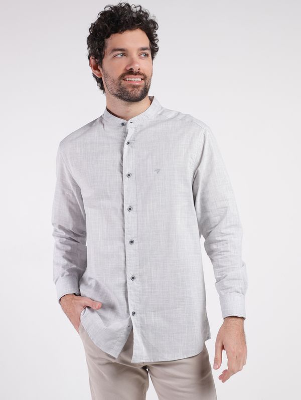 Camisa Manga Longa Masculina CINZA CLARO M