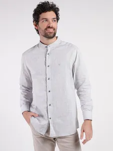Camisa Manga Longa Masculina CINZA CLARO M