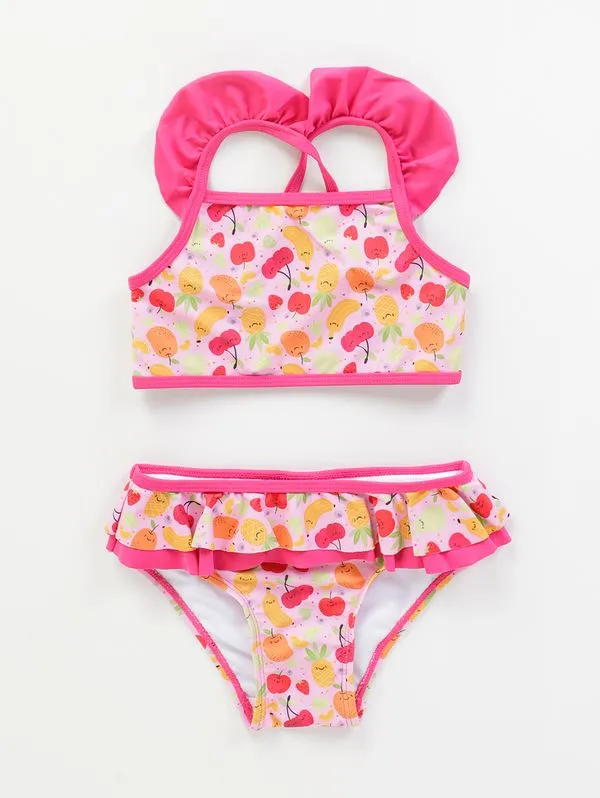 Biquíni Top Infantil Para Menina - ROSA 8