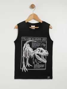 Camiseta Regata Infantil Para Menino - PRETO 4