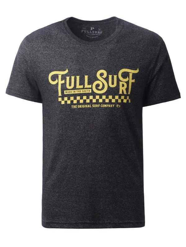 Camiseta Manga Curta Full Surf Masculina PRETO GG
