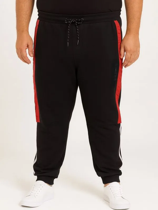 Calça Moletom Gangster Plus Size Masculina PRETO EX4