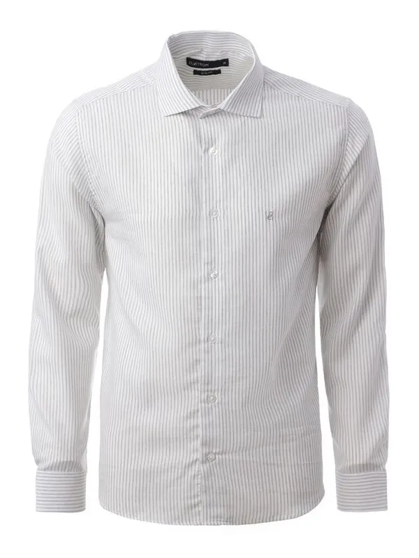 Camisa Manga Longa Elétron Masculina CINZA G