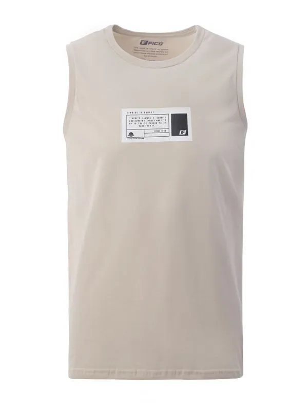 Camiseta Regata Masculina BEGE GG
