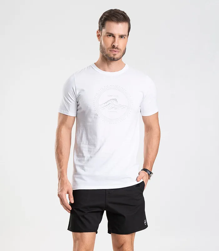 Bermuda Masculina De Microfibra Sarjada Long Bong Preto