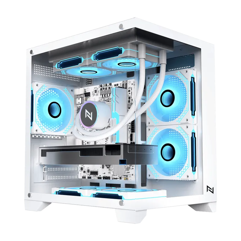 Pc Gamer Ryzen 3 4100, 16GB 3200Mhz, (RX 6600 8GB), A520M, SSD 480GB, 500W 80 Plus, 3 fans RGB, Neologic - NLI90415