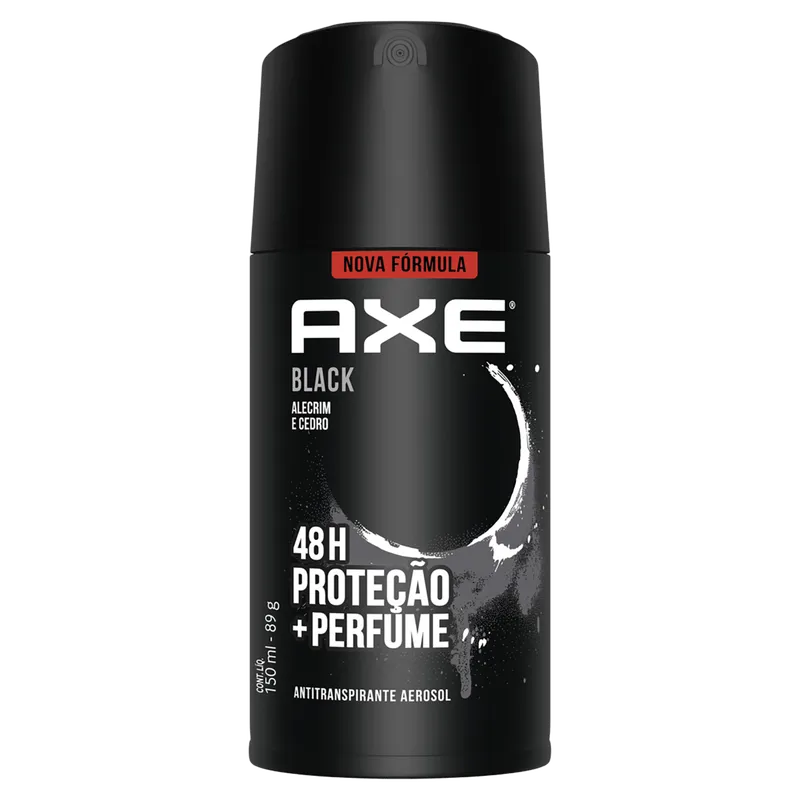 Antitranspirante Aerossol Black Axe 150ml Spray