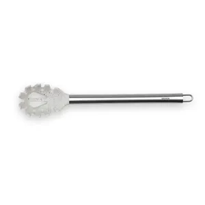 Pegador para Massa Tipo Concha em Silicone e Cabo Aço Inox Brinox Duo 33cm Vanilla