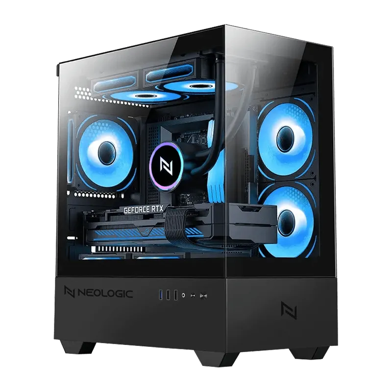 Pc Gamer Ryzen 7 5700, 16GB 3200Mhz, (RTX 5050 8GB), A520M, SSD 480GB, 600W 80 Plus, 3 fans RGB, Neologic - NLI90486