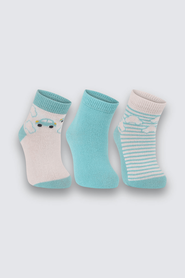 Meia Lupo Baby Kit3 Tamanho: U (Calçados 0 a 4 Meses) | Cor: Sortida
