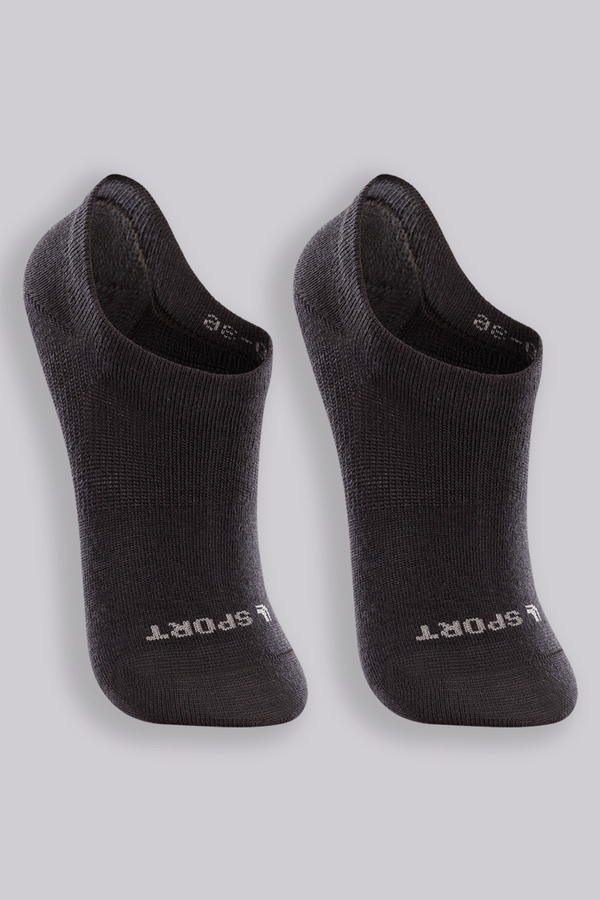 Kit 2 Meias Cano Invisível Esportiva Infantil Unissex Lupo Tamanho: 046 (Calçados 24 a 29) | Cor: Sortida