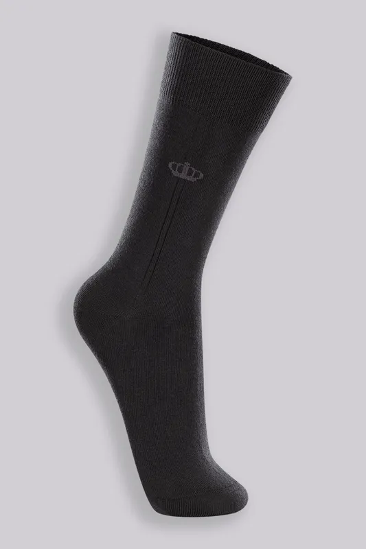 Meia Cano Longo Algodão Masculina Lupo Tamanho: U (Calçados 37 a 44) | Cor: Preto