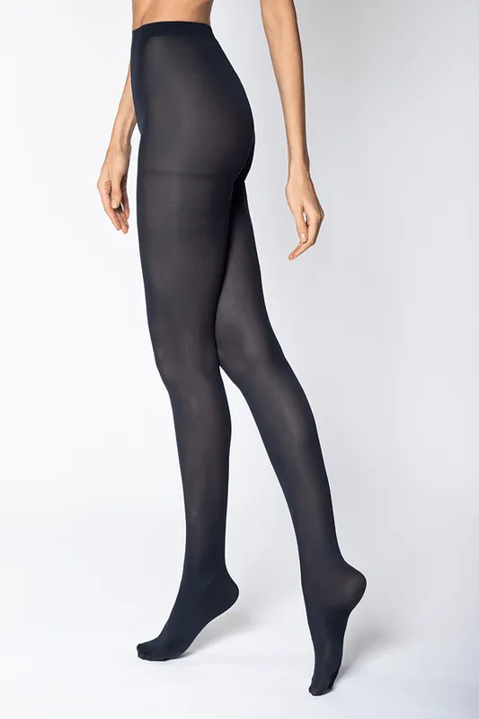Meia-calça Opaca Fio 40 Tamanho: P | Cor: Blue Nights