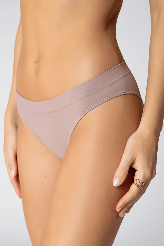 Calcinha Biquini Sem Costura Feminina Lupo Tamanho: G | Cor: Nude