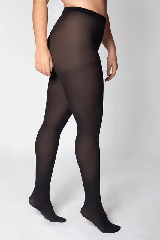 Meia-calça Opaca Plus Size Feminina Lupo Tamanho: Xg | Cor: Preto