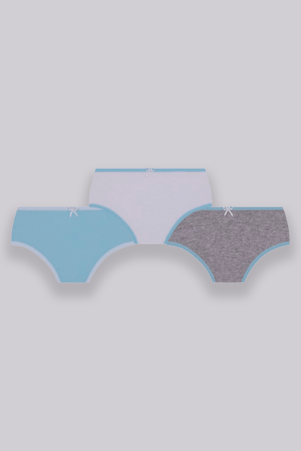 Kit 3 Calcinhas Algodão Infantil Feminina Lupo 1 Tamanho: PP | Cor: Sortida