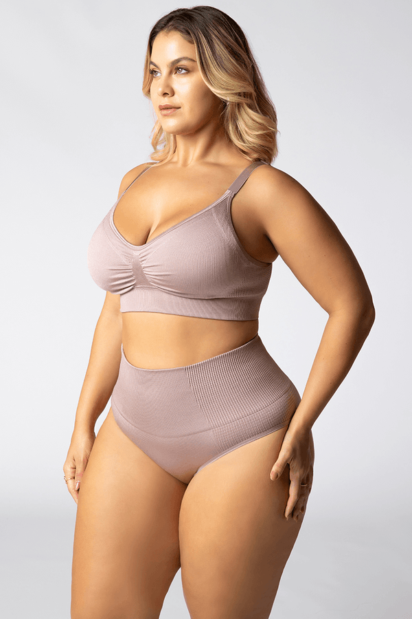 Calcinha Curve Sem Costura Feminina Lupo Tamanho: P (36 a 38) | Cor: Nude