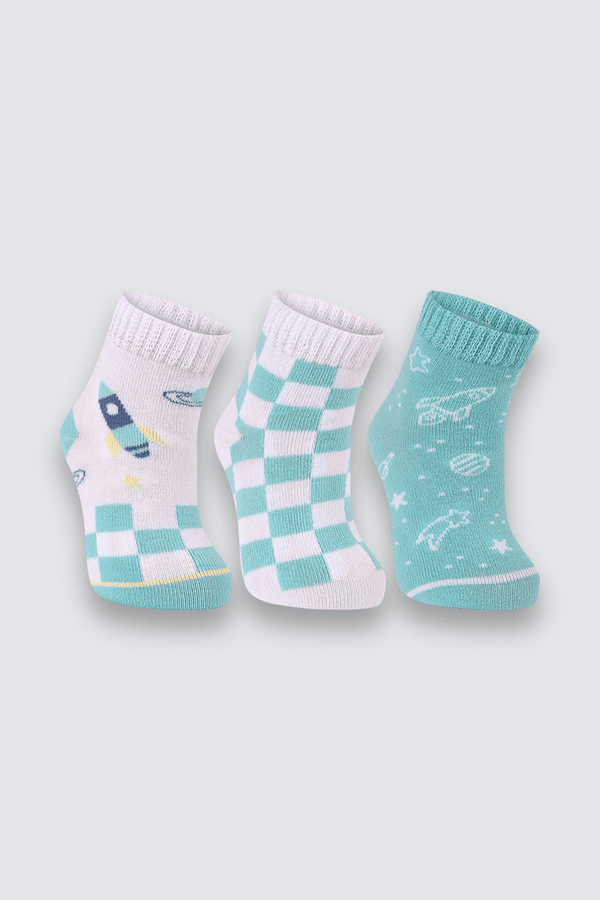 Meia Lupo Baby Kit3 Tamanho: U (Calçados 0 a 4 Meses) | Cor: Sortida