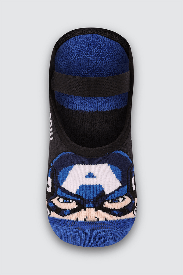 Meia Marvel KM Ving. Sap. Anti. Tamanho: 046 (Calçados 24 a 29) | Cor: Preto