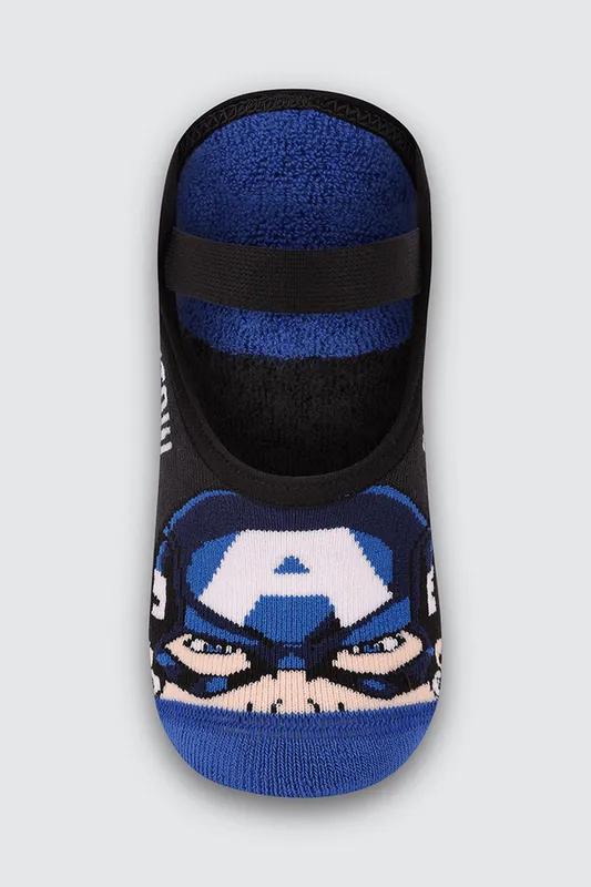 Meia Marvel KM Ving. Sap. Anti. Tamanho: 046 (Calçados 24 a 29) | Cor: Preto