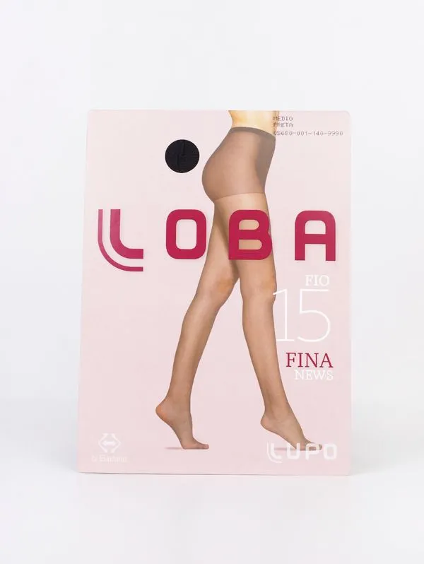 Meia-Calça Fio 15 Lupo Feminina Preto GG