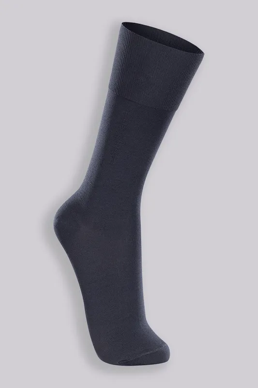 Meia Cano Longo Clássica Masculina Lupo Tamanho: U | Cor: Marinho | De 37 a 44
