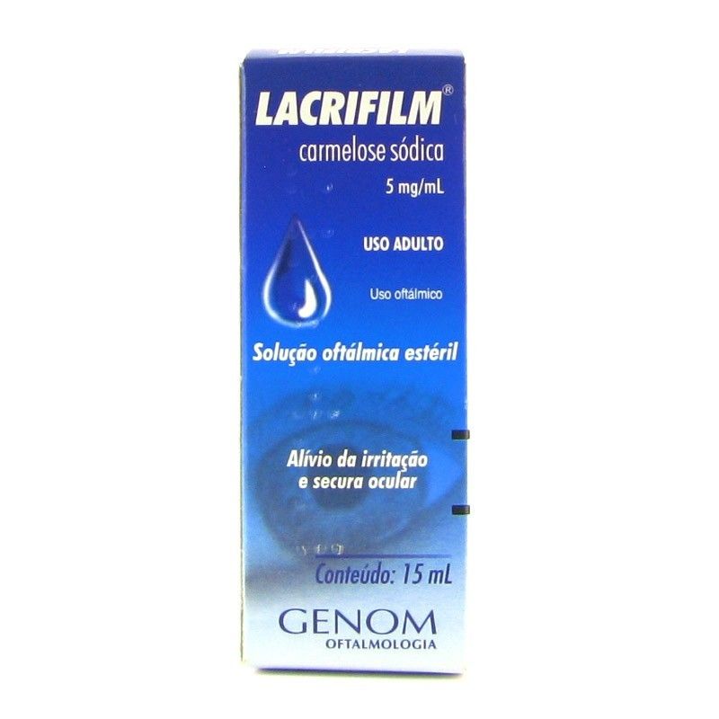 Lacrifilm 15ml Solução Oftálmica Genom