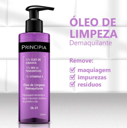 PRINCIPIA OLEO DE LIMP.DEMAQ.30%OLEO GIRAS. OL-01 200ML
