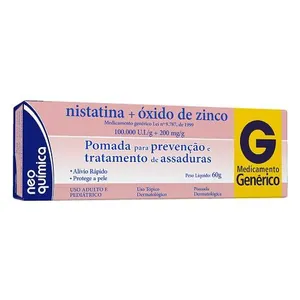 Nistatina + Óxido de Zinco 60g Neo Química
