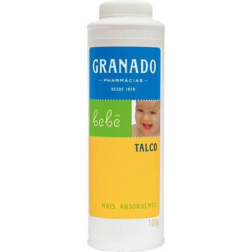 TALCO GRANADO BEBÊ TRADICIONAL 100G