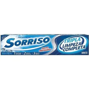 CREME DENTAL SORRISO TRIPLA LIMPEZA COMPLETA 70G