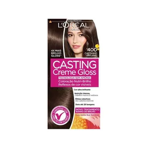 Tintura Semi-Permanente Casting Creme Gloss De L’oréal Paris 400 Castanho Natural
