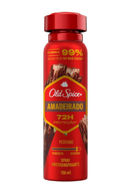 Desodorante Antitranspirante Aerosol Old Spice Amadeirado Masculino 72h 90/150ml