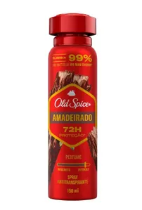 Desodorante Antitranspirante Aerosol Old Spice Amadeirado Masculino 72h 90/150ml
