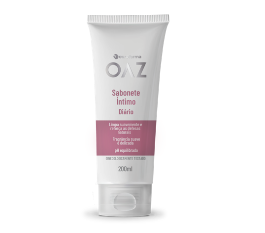 Sabonete Íntimo Diário OAZ EuroFarma 200ml.