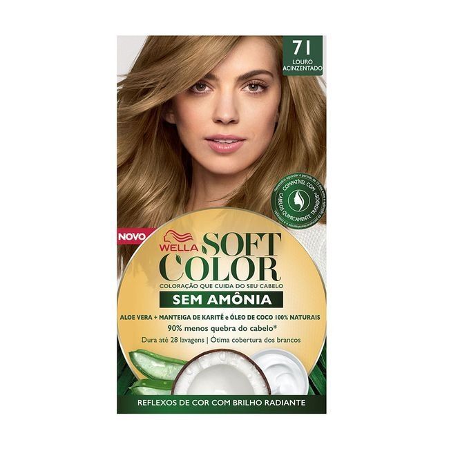 Tinta de Cabelo Soft Color Louro Acinzentado 71 35g