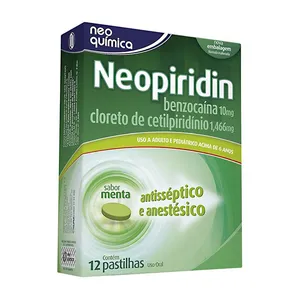 Neopiridin Pastilha Sabor Menta 12 Unidades