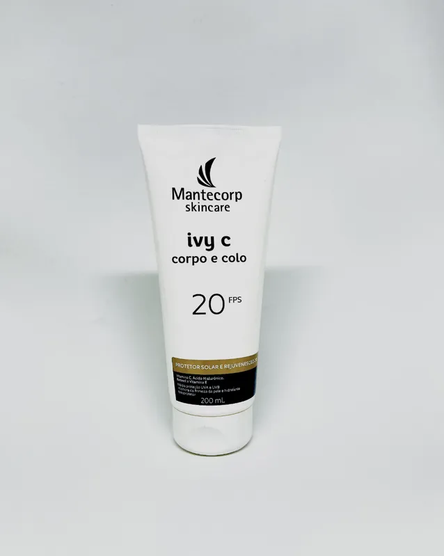 Sérum Rejuvenescedor Corpo e Colo Ivy C Mantecorp FPS20 200mL