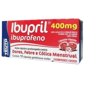 Ibupril 400mg 10 Cápsulas Teuto
