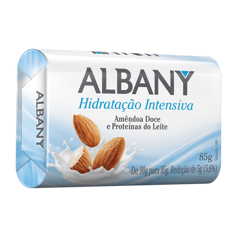 Sabonete Duzia Barra Albany Feminino Azul 85g