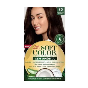 Tinta de Cabelo Soft Color Castanho Escuro 30 35g